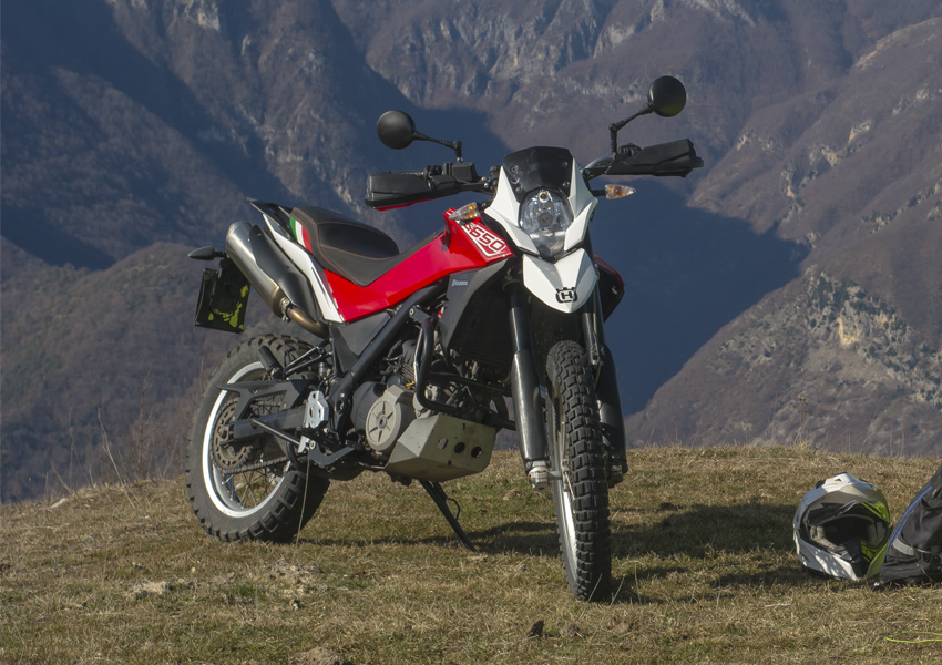 noleggio husqvarna TR 650 da enduro
